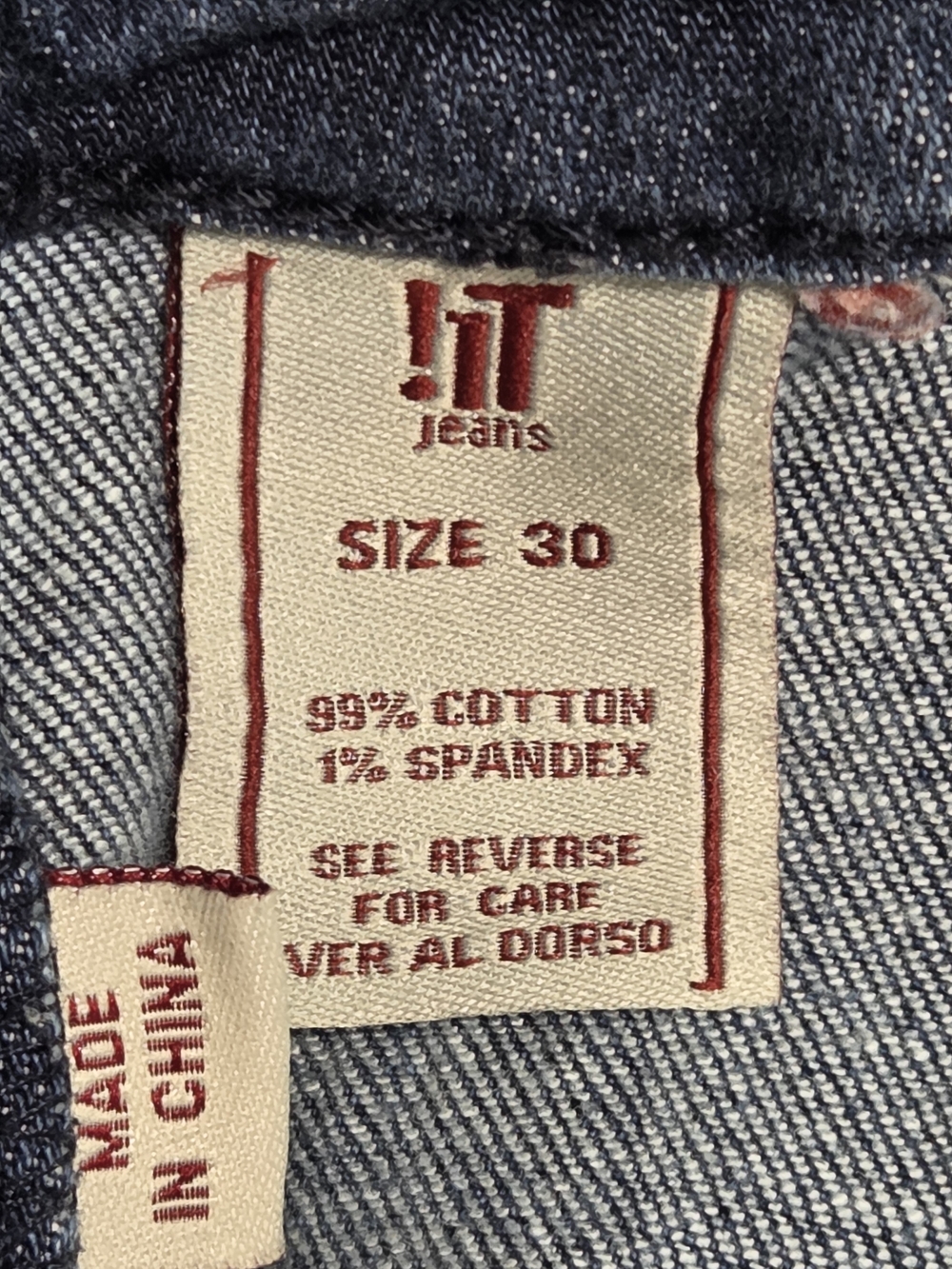 !it Bermuda Jeans Shorts Women’s Size 30 - Picture 9 of 12